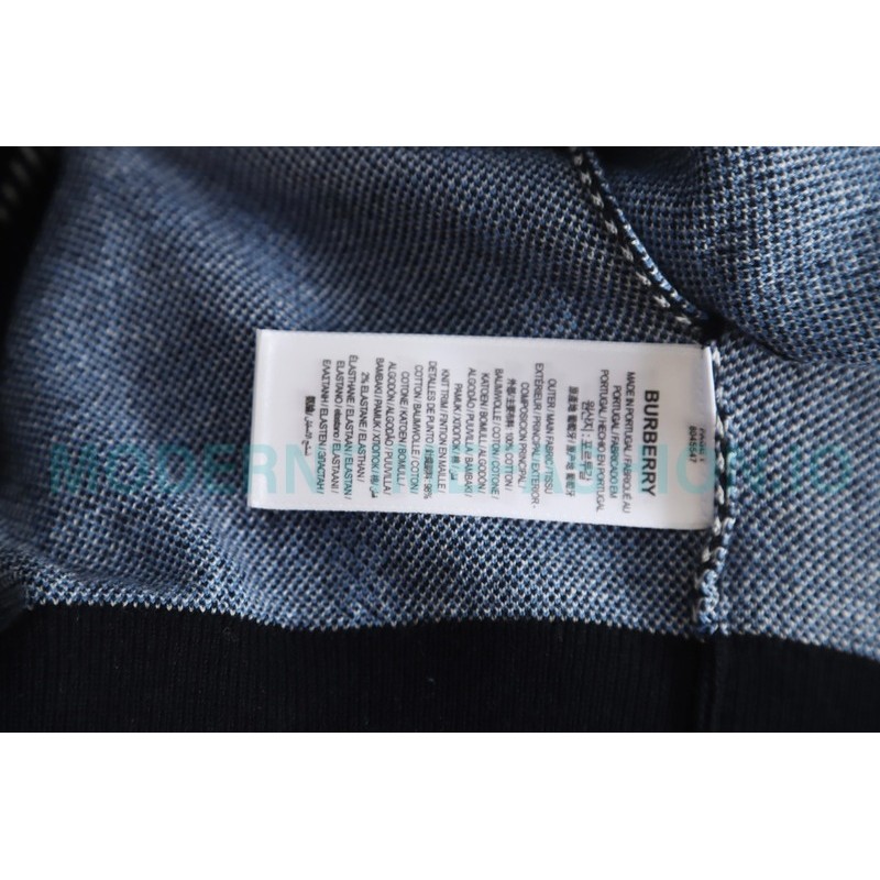 Burberry - 23FW Plaid Knit Hoodie
