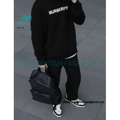Burberry - Classic Foam Letter Printed Round Neck Hoodie