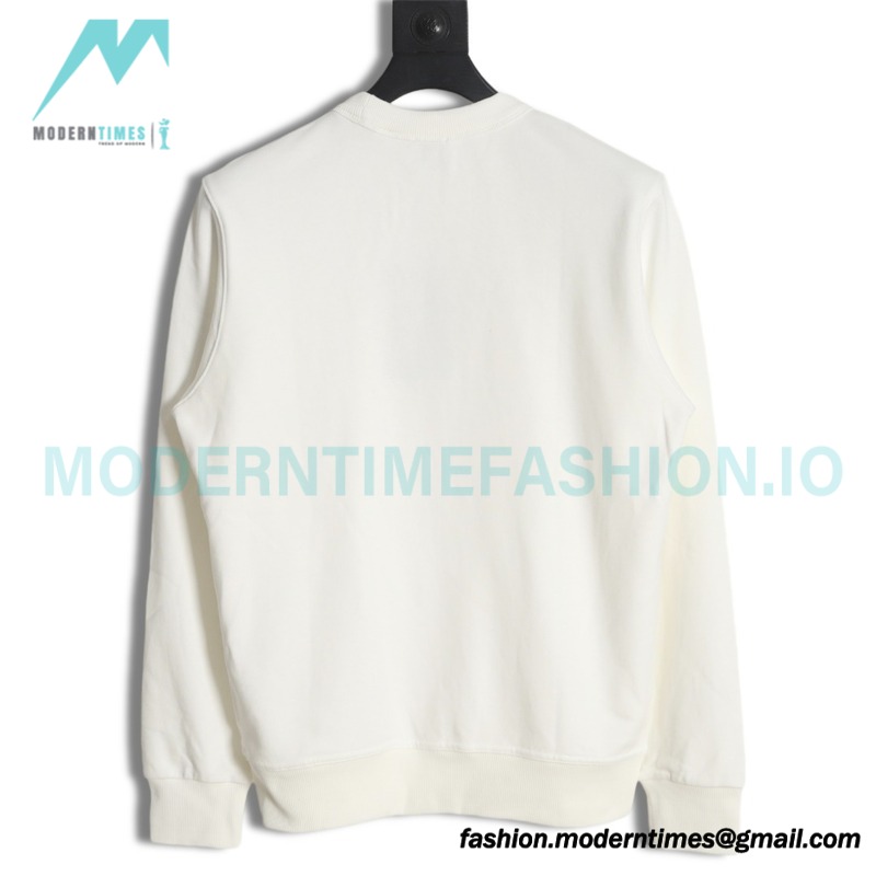 Burberry - Classic Foam Letter Printed Round Neck Hoodie