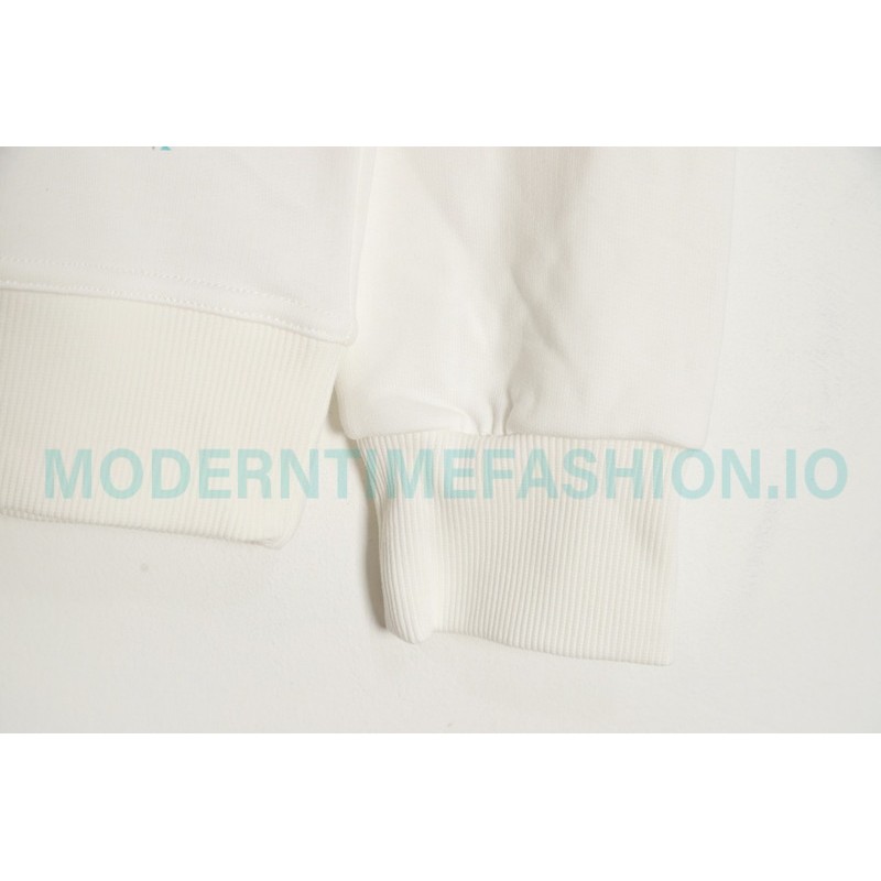 Burberry - Classic Foam Letter Printed Round Neck Hoodie