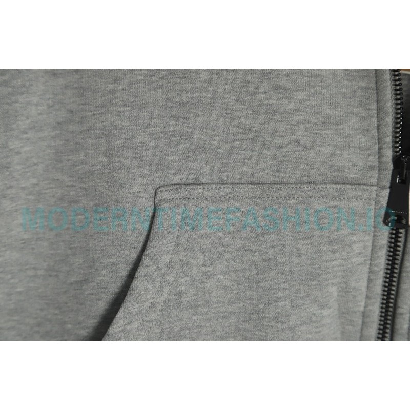 Burberry - 22FW Embroidered War Horse Hat Plaid Zipper Hoodie