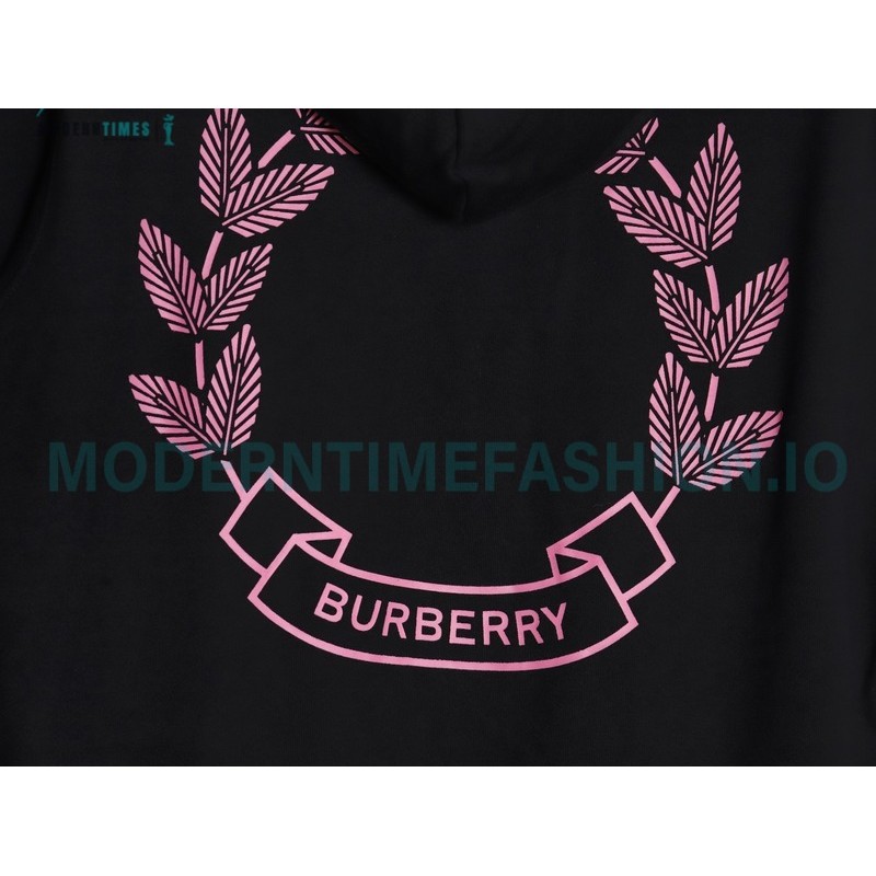Burberry - Pink Oak Leaf Hoodie