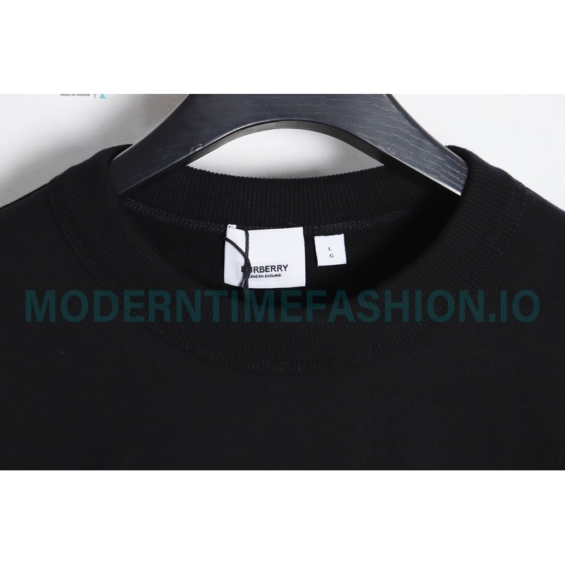 Burberry - 23FW Pressure Glue Small Label Round Neck Hoodie
