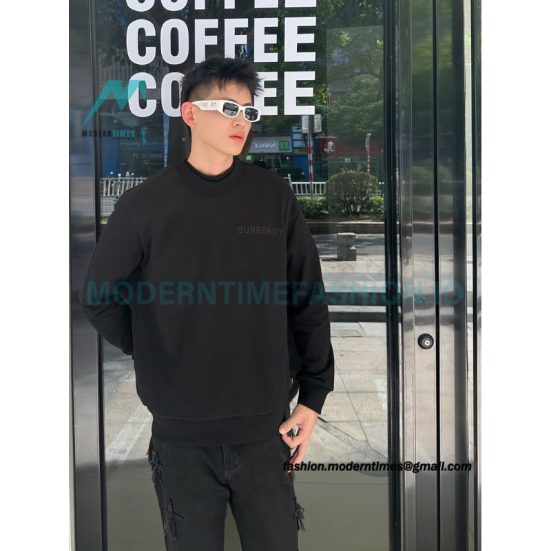 Burberry - 23FW Pressure Glue Small Label Round Neck Hoodie