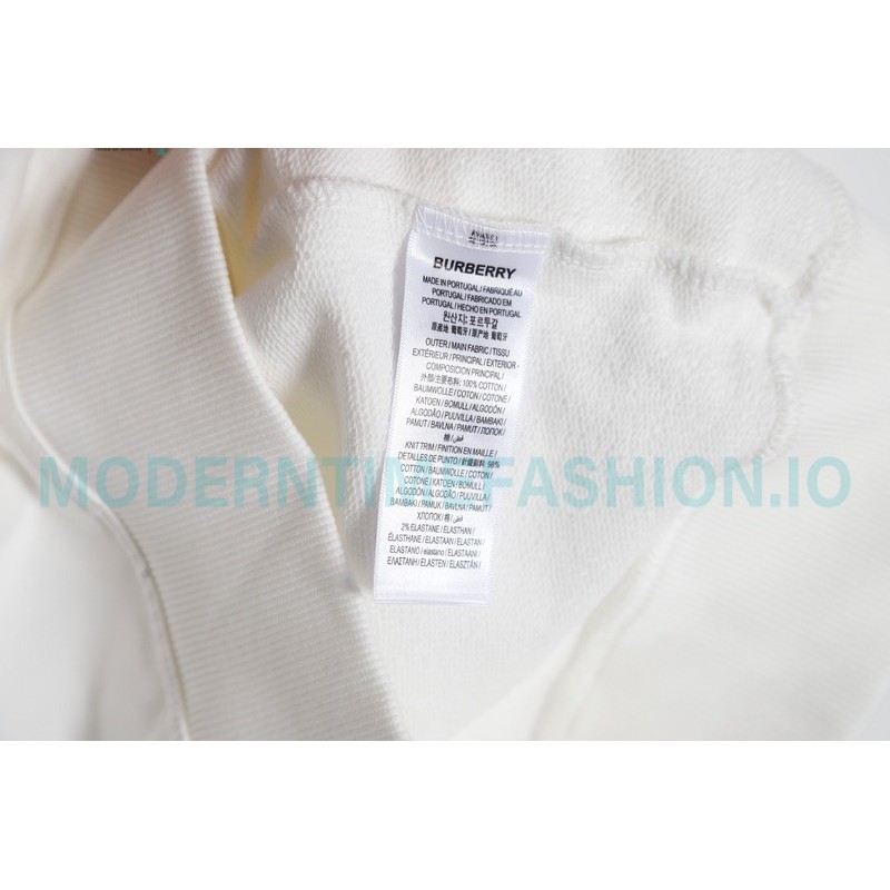 Burberry - 23FW Pressure Glue Small Label Round Neck Hoodie