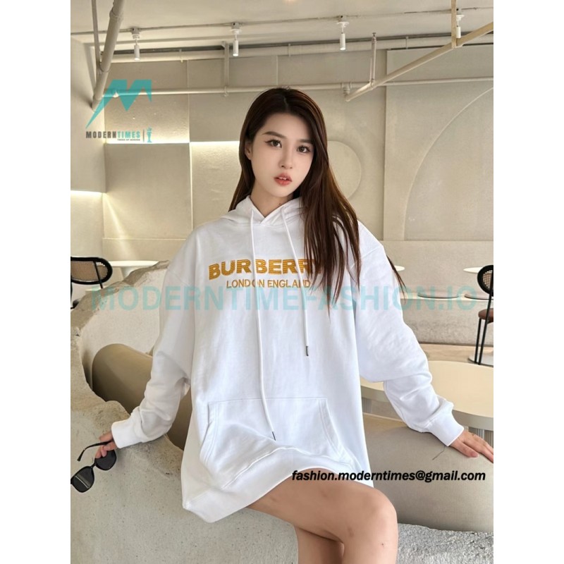  Burberry - 23FW Tatami Embroidery Hoodie