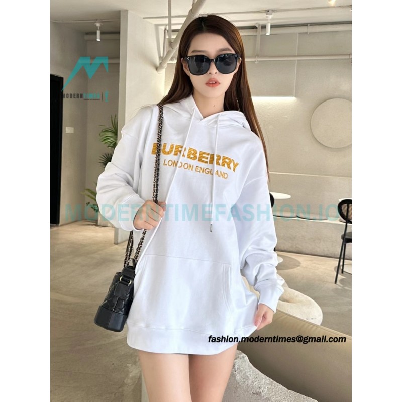  Burberry - 23FW Tatami Embroidery Hoodie