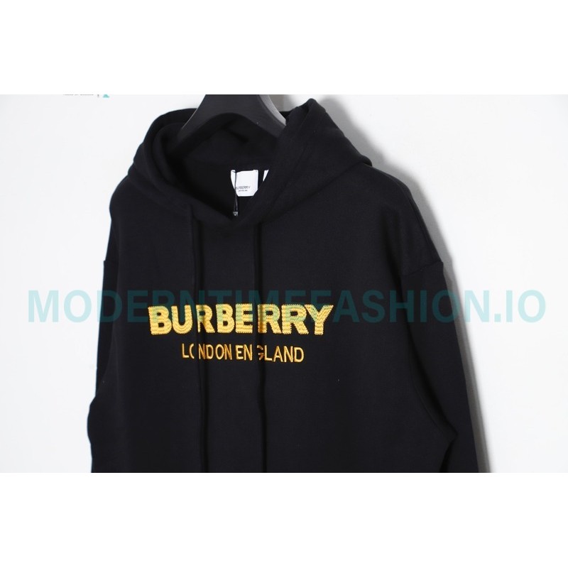  Burberry - 23FW Tatami Embroidery Hoodie