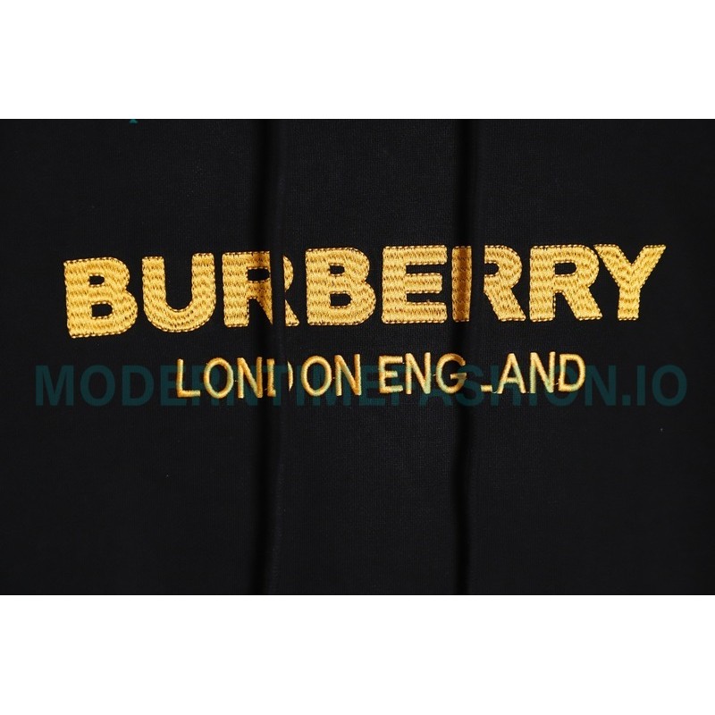  Burberry - 23FW Tatami Embroidery Hoodie