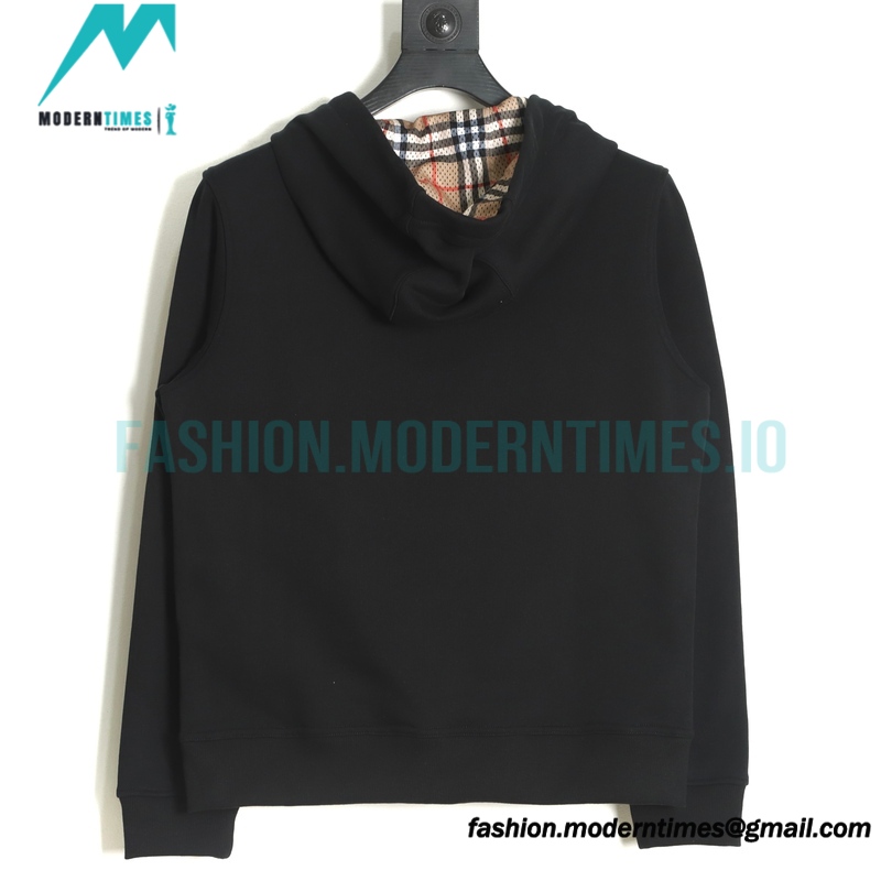 Burberry - 21Fw Silicone Logo Inner Check hooded coat