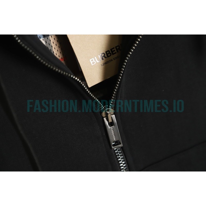 Burberry - 21Fw Silicone Logo Inner Check hooded coat