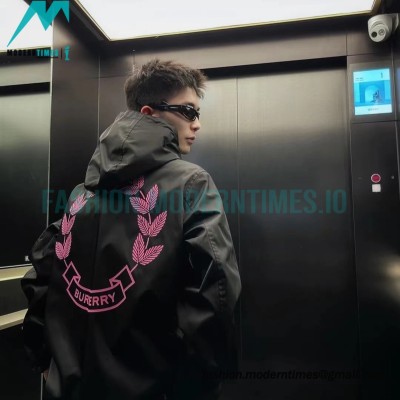 Burberry - 23ss Oak Leaf Print Hooded Coat