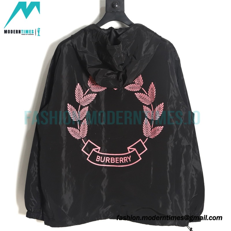 Burberry - 23ss Oak Leaf Print Hooded Coat