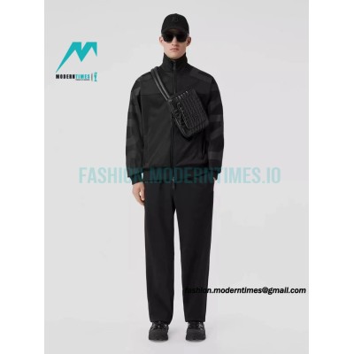 Burberry - 22FW Logo Printed Sleeves Functional Zipper Jacket