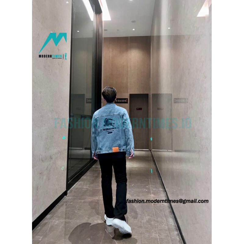 Burberry - Supreme 23SS War Horse Embroidered Denim Jacket
