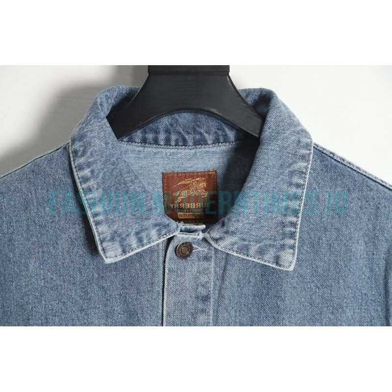 Burberry - Supreme 23SS War Horse Embroidered Denim Jacket
