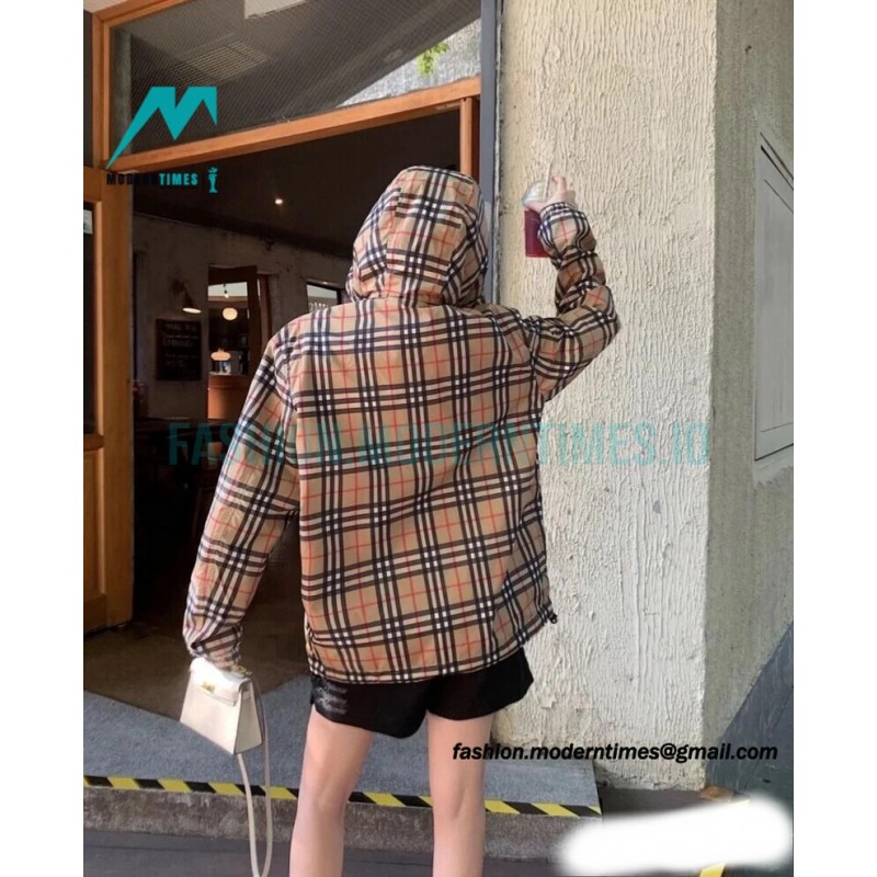Burberry - Classic Little Check Double-sided Jacket