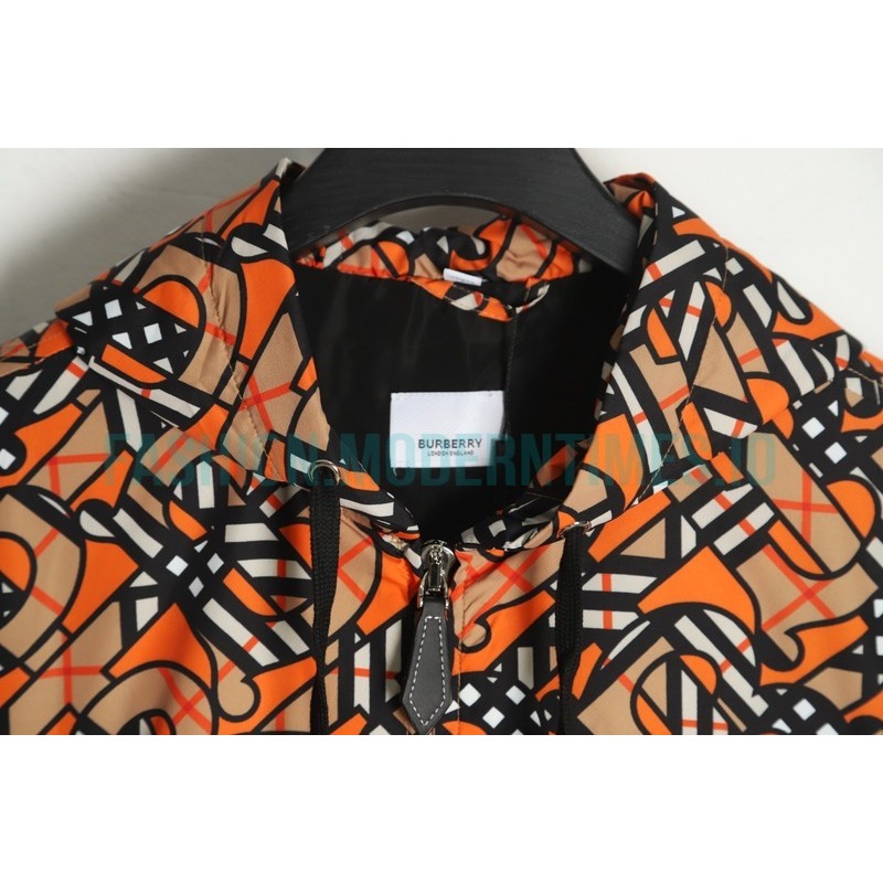 Burberry - 22FW Digital Printed Nylon Hooded Coat