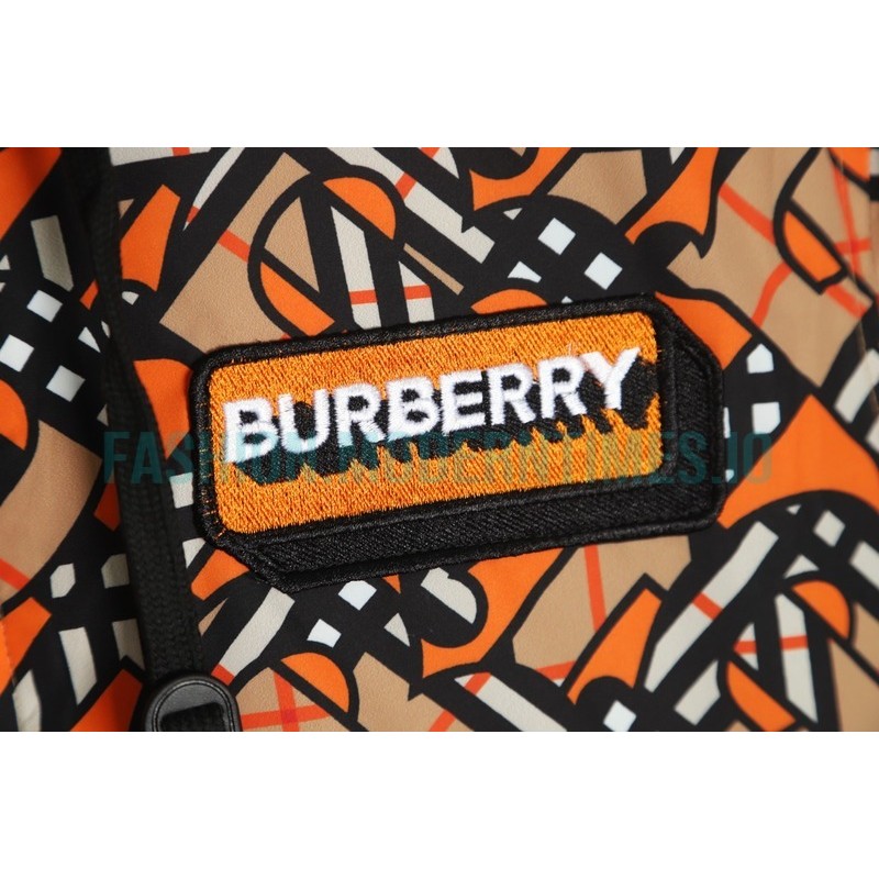 Burberry - 22FW Digital Printed Nylon Hooded Coat