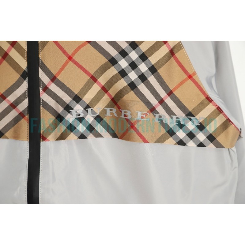 Burberry - Chest Check Logo Trench Coat