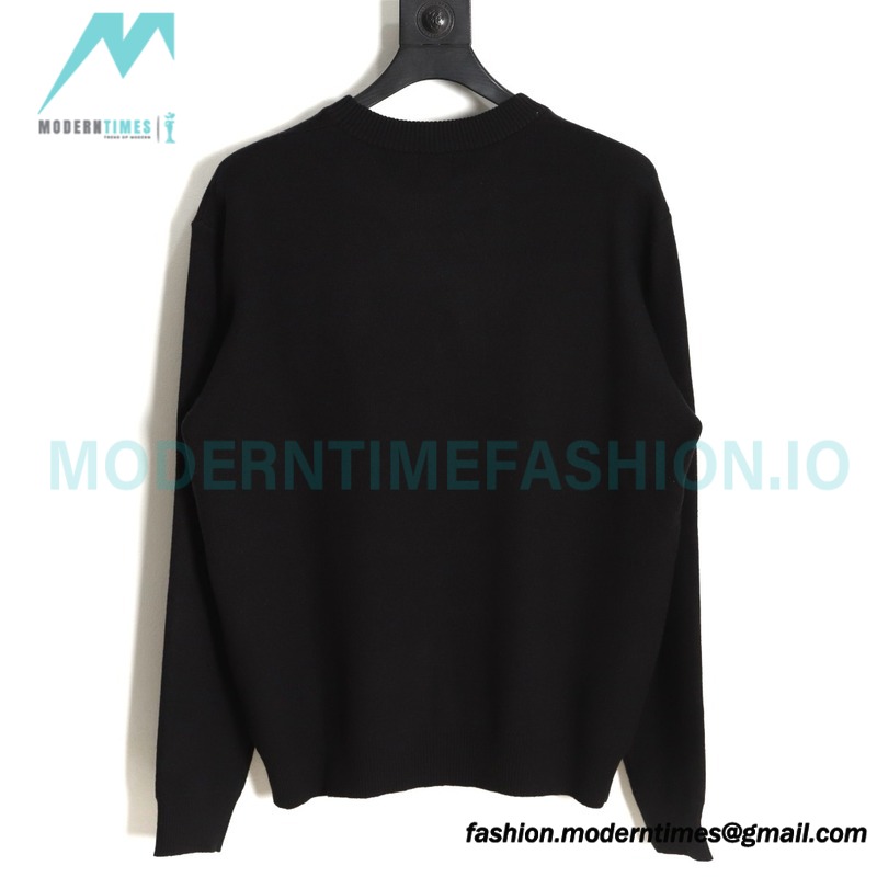 Burberry - 23FW War Horse Embroidered Crew Neck Sweater