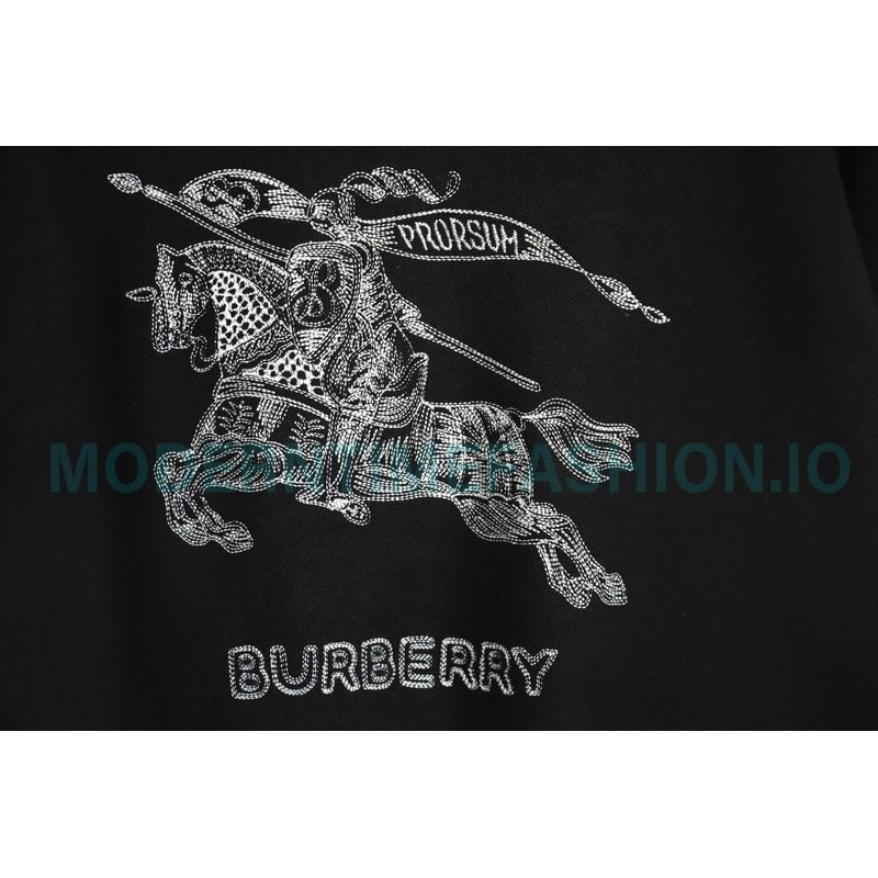 Burberry - 23FW War Horse Embroidered Crew Neck Sweater