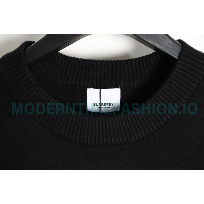 Burberry - 23FW War Horse Embroidered Crew Neck Sweater
