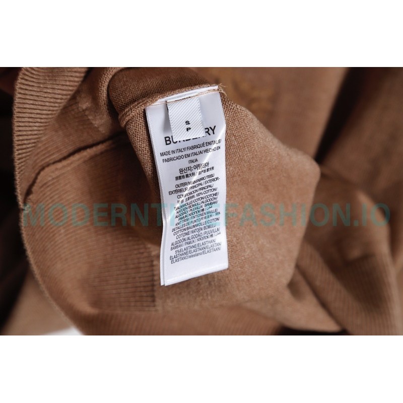  Burberry - 23ss Towel Embroidered Warhorse Knit Sweater
