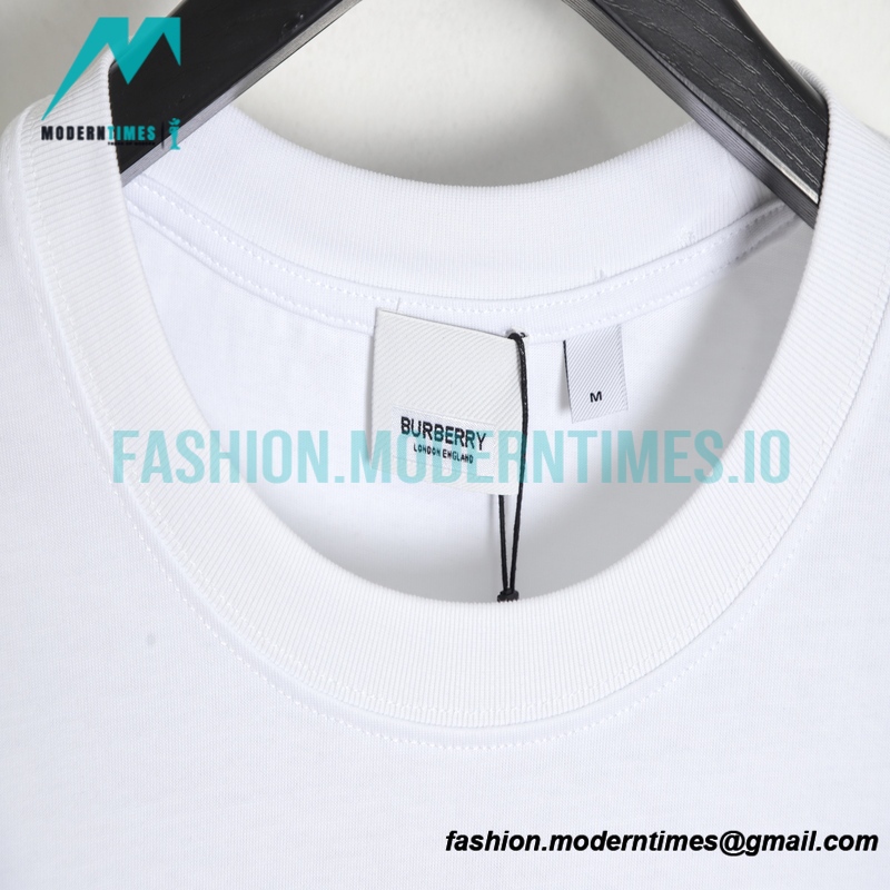 Burberry - 22ss Large Embroidered Short-sleeved Polo Back