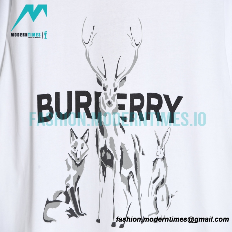 Burberry - 22ss Large Embroidered Short-sleeved Polo Back
