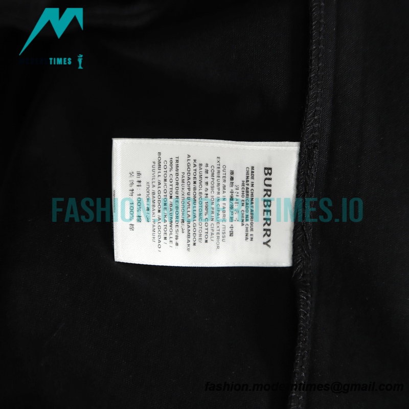 Burberry - Montage Print Round Neck Short Sleeve