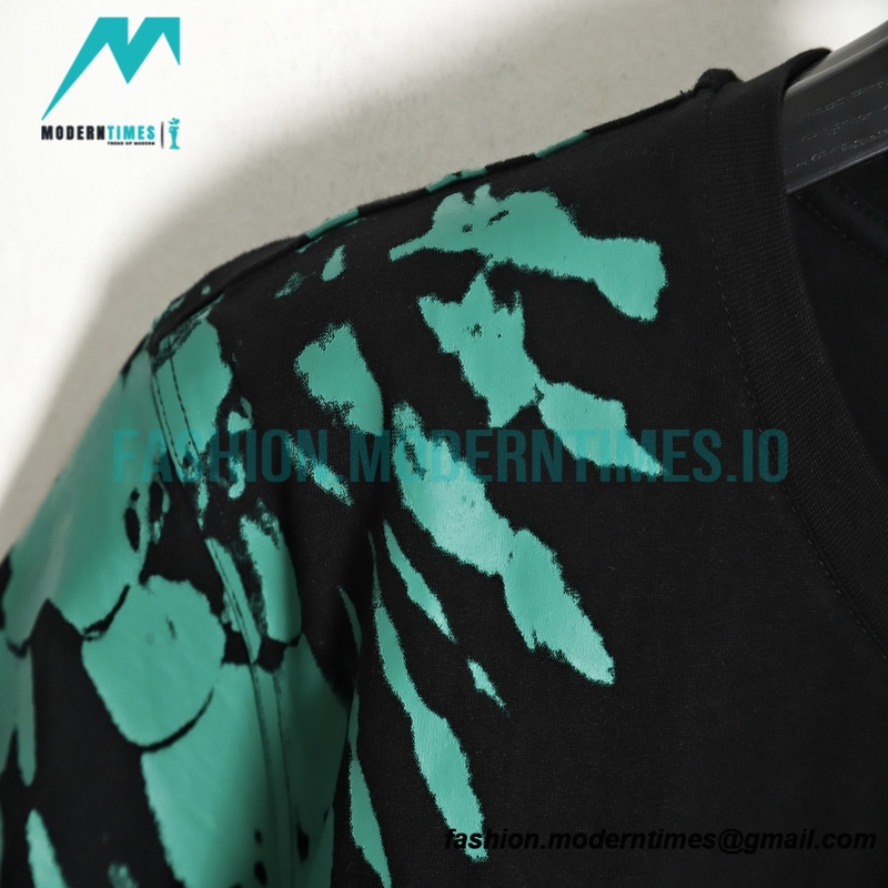 Burberry - Montage Print Round Neck Short Sleeve