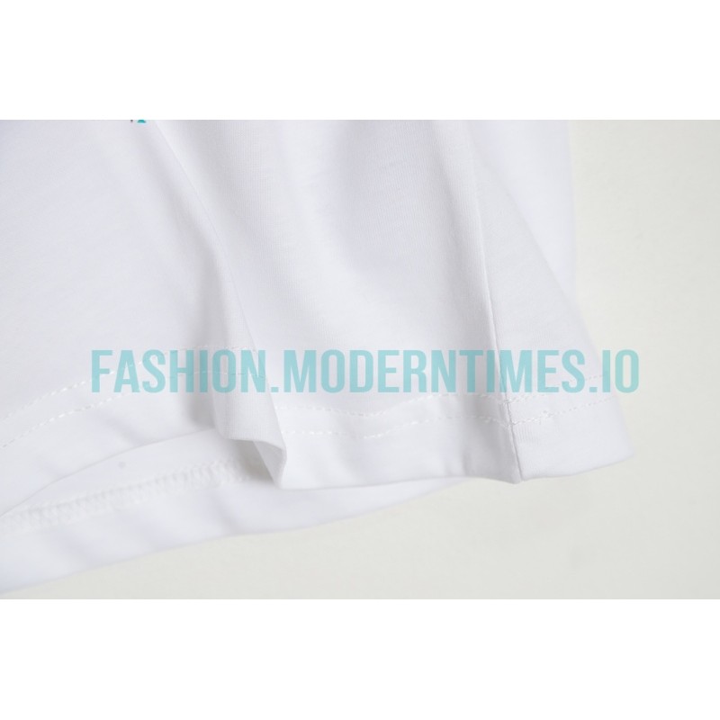 Burberry - 23SS Looped Towel Embroidered Short-sleeved T-shirt