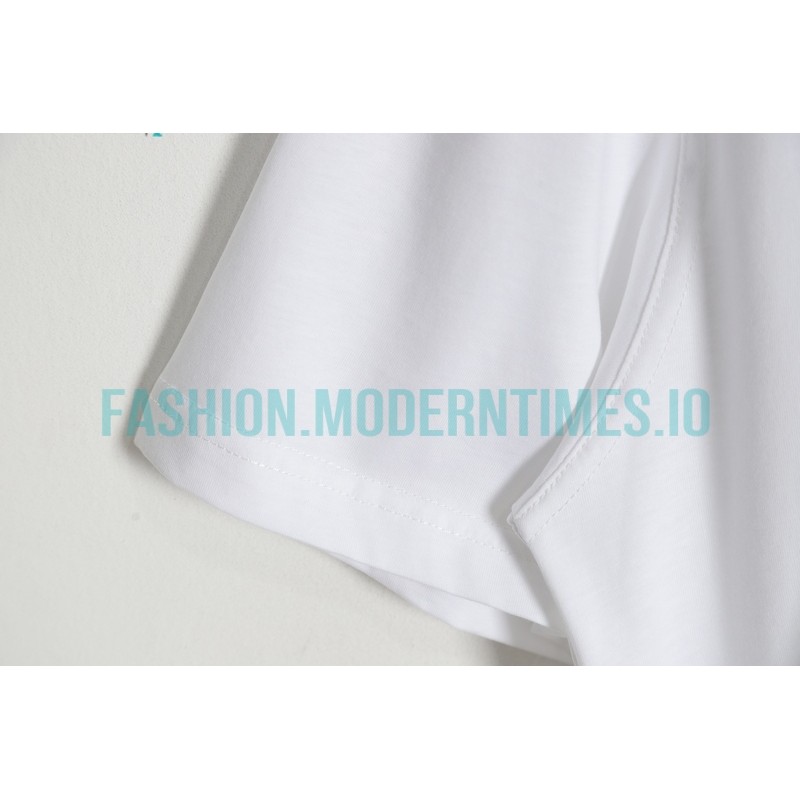 Burberry - 23SS Looped Towel Embroidered Short-sleeved T-shirt