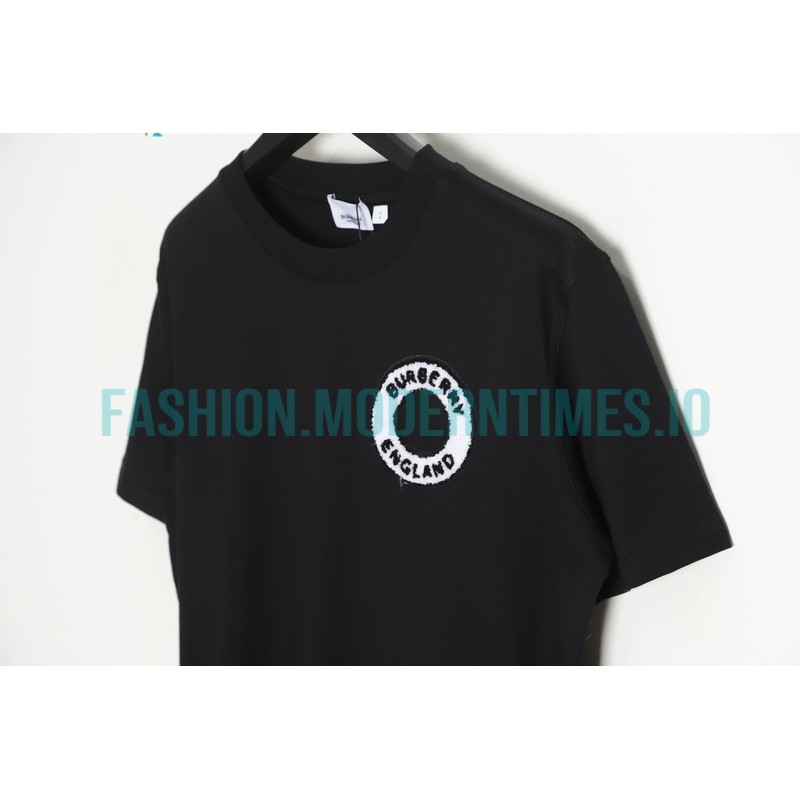 Burberry - 23SS Looped Towel Embroidered Short-sleeved T-shirt
