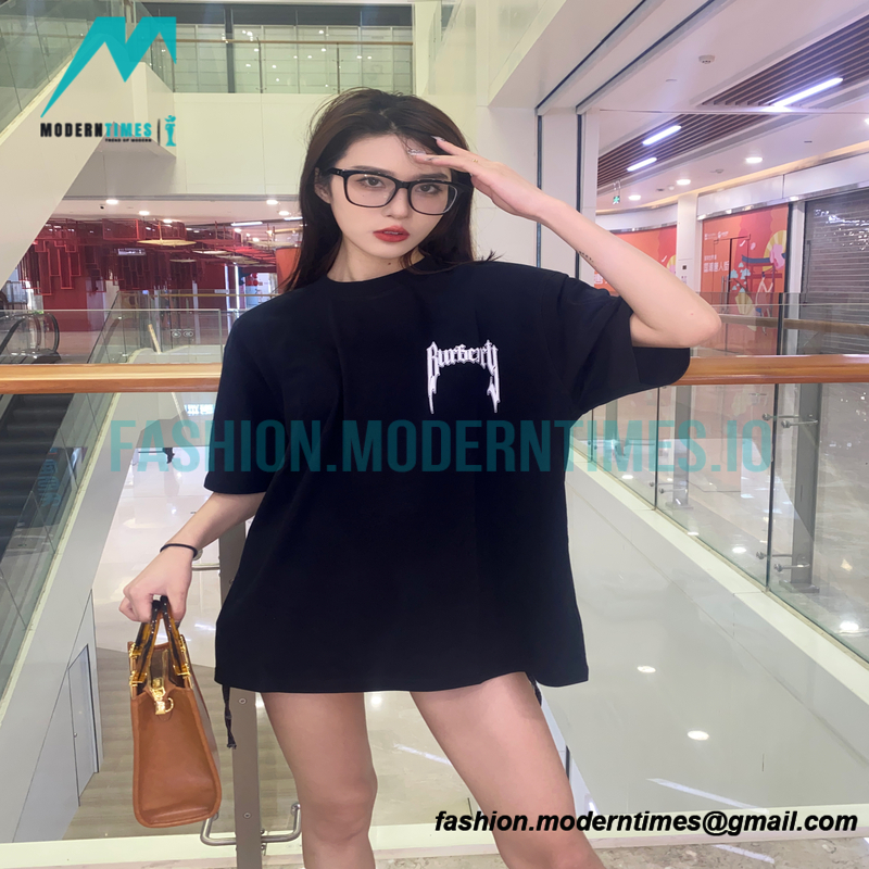 Burberry - 23SS Letter Printed Short-sleeved T-shirt