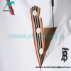 Burberry - Short-sleeved Polo With Red Trim