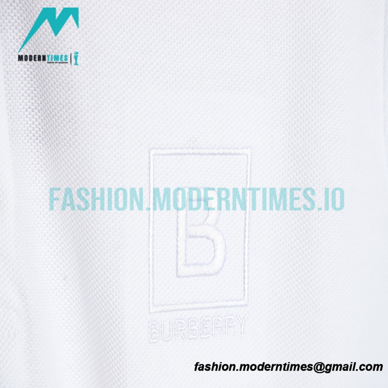 Burberry - 23SS Embroidered Short-sleeved Polo With B-line Front