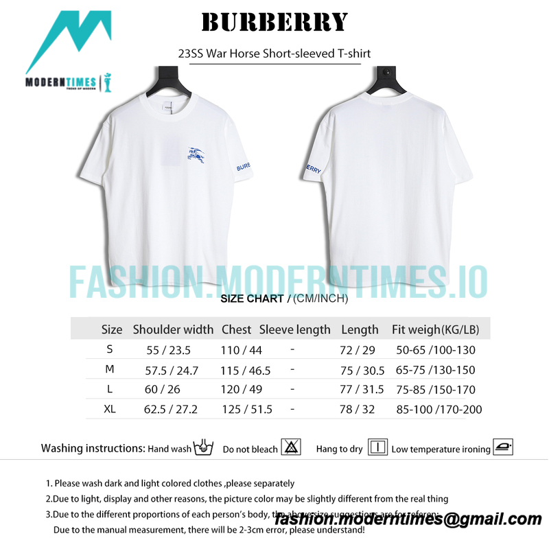 Burberry - 23SS War Horse Short-sleeved T-shirt