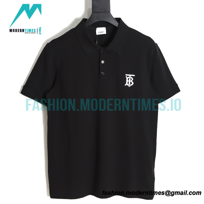 Burberry -Classic TB Embroidered Logo Short-sleeved Polo Shirt