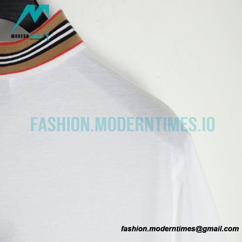 Burberry - 22ss Collar Classic Striped Elements Polo Short Sleeves