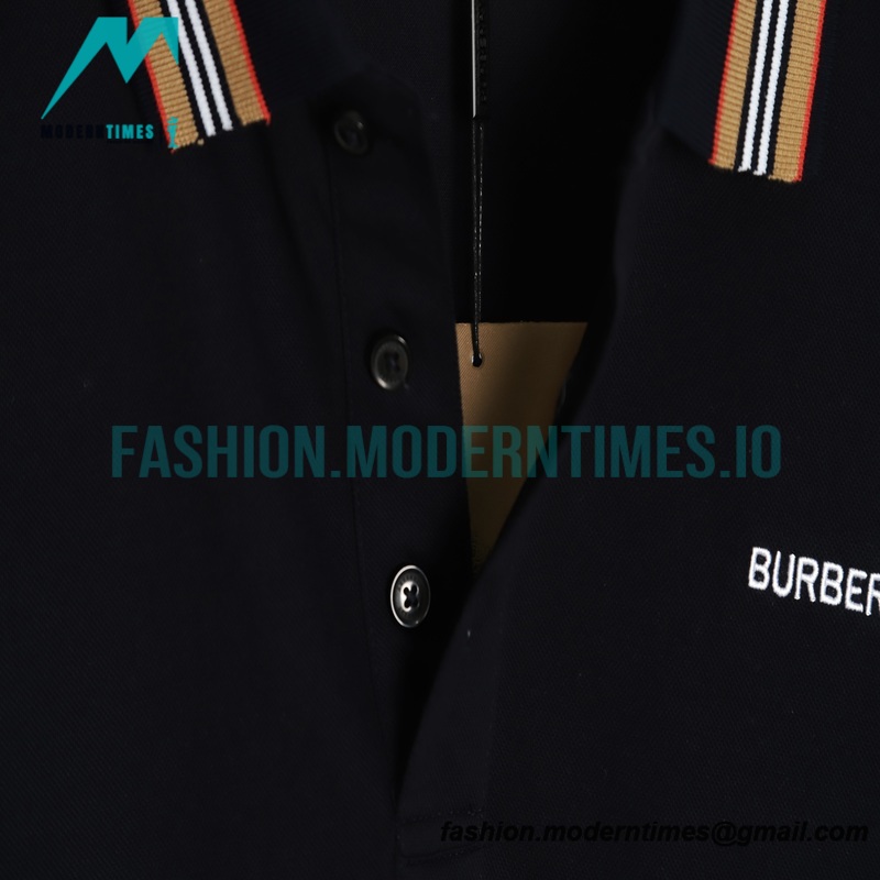 Burberry - 22ss Collar Classic Striped Elements Polo Short Sleeves