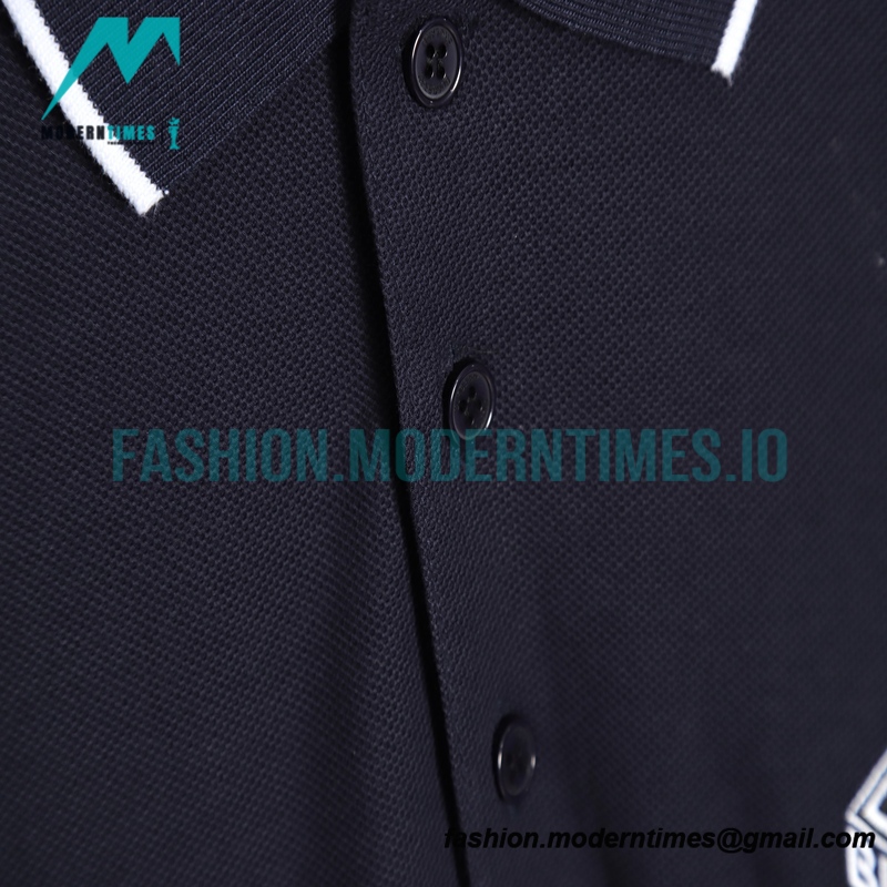 Burberry - 23SS Rubik's Cube Embroidered Short-sleeved Polo Shirt