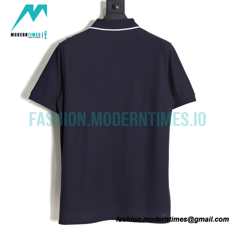 Burberry - 23SS Rubik's Cube Embroidered Short-sleeved Polo Shirt
