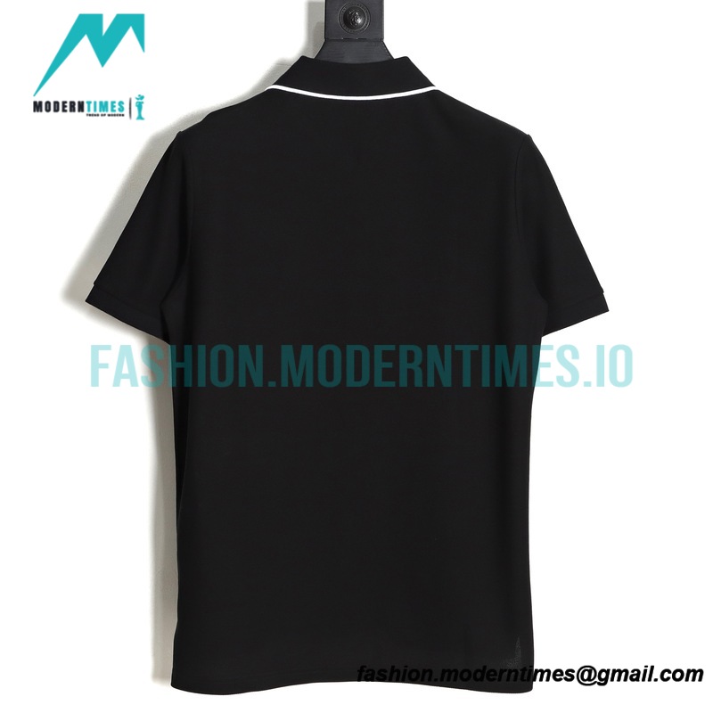 Burberry - 23SS Rubik's Cube Embroidered Short-sleeved Polo Shirt