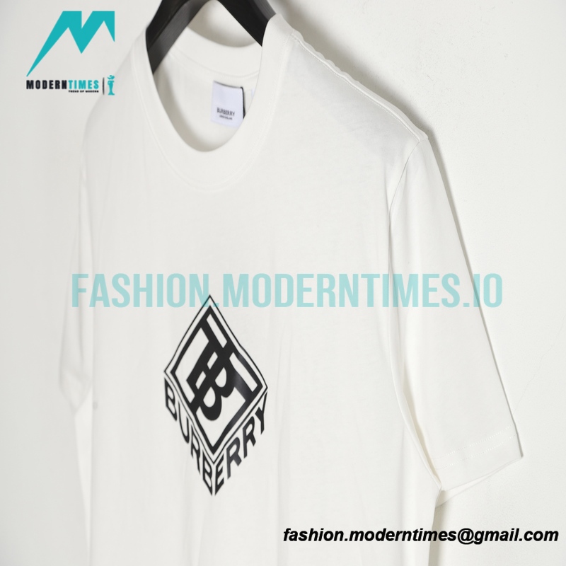 Burberry - TB Letter Logo Classic Logo Printed Short-sleeved T-shirt