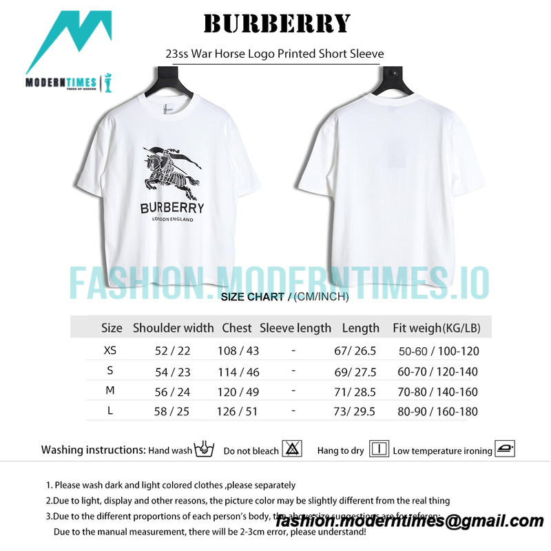 Burberry - 23ss War Horse Logo Printed Short Sleeve