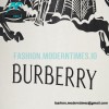 Burberry - 2023SS Back New Knight Charger Logo Short-sleeved T-shirt