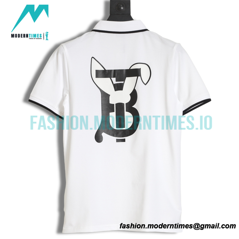 Burberry - 23SS Year Of The Rabbit Printed Short-sleeved Polo Shirt
