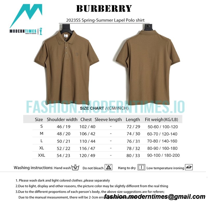 Burberry - 2023SS Spring Summer Lapel Polo T-shirt
